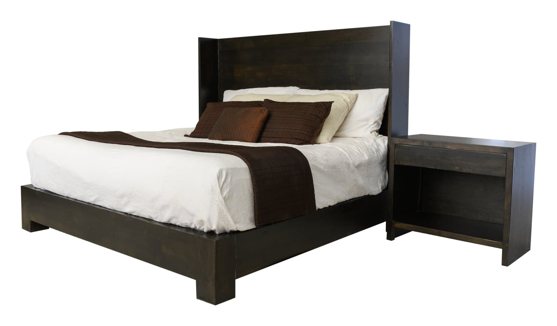Modena bed, photographed on white