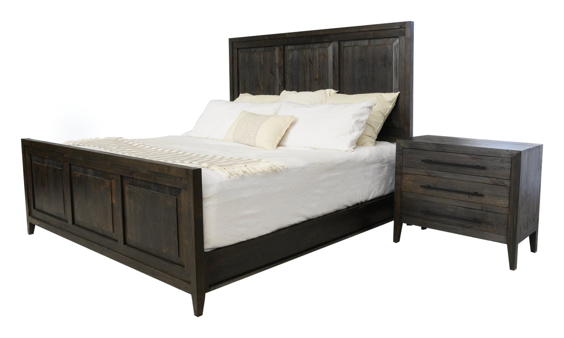 Sicilia bed, photographed on white