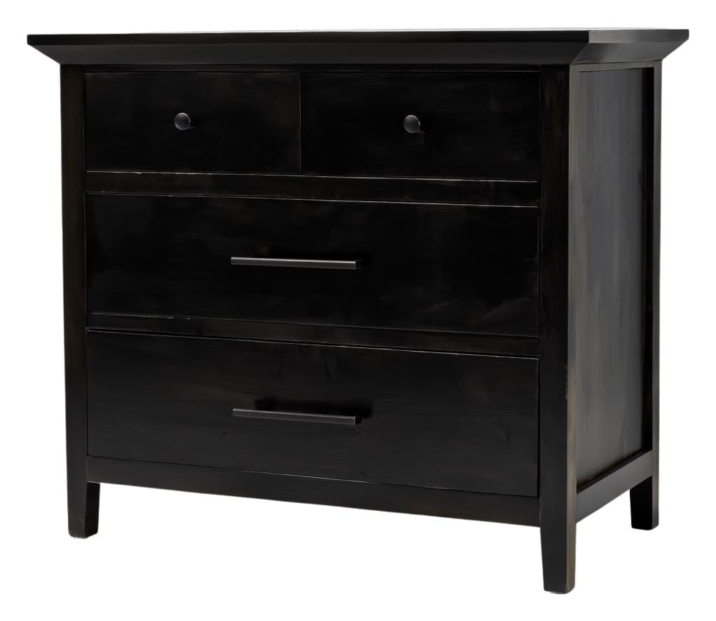 Toscana chest, Charcoal, photographed on white