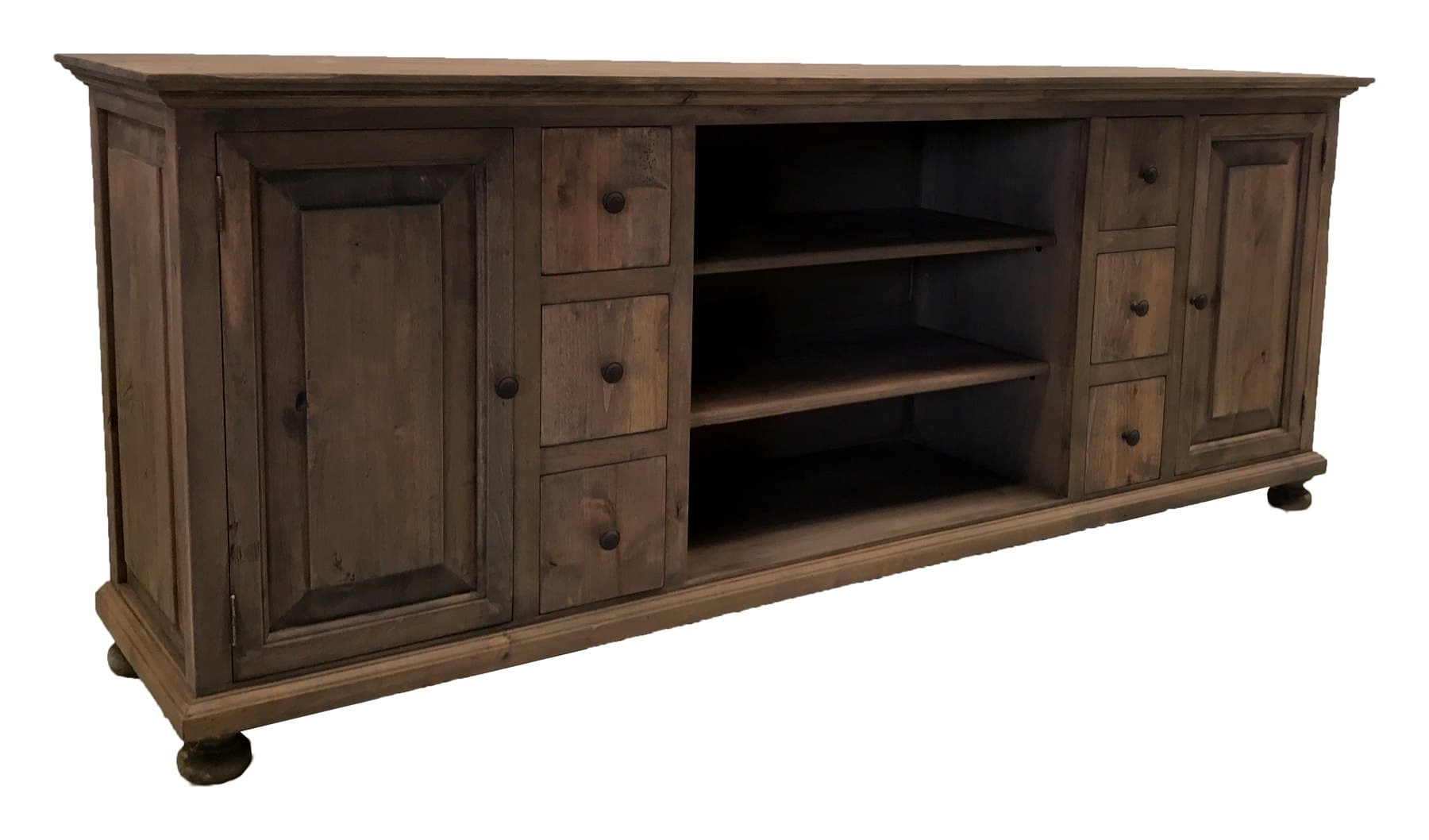 Kristen TV console, photographed on white