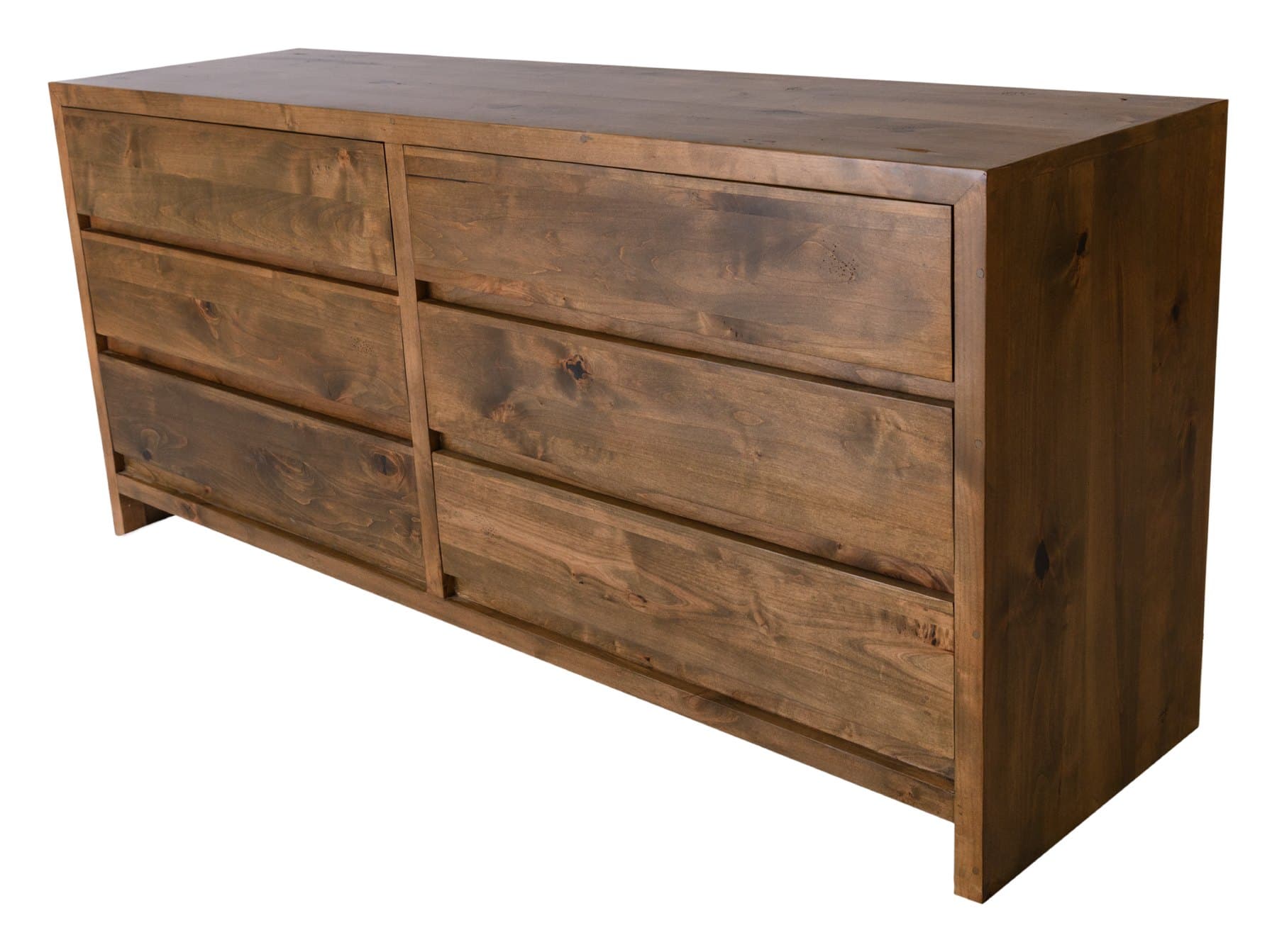 Modena dresser, Dark Walnut Intense, photographed on white