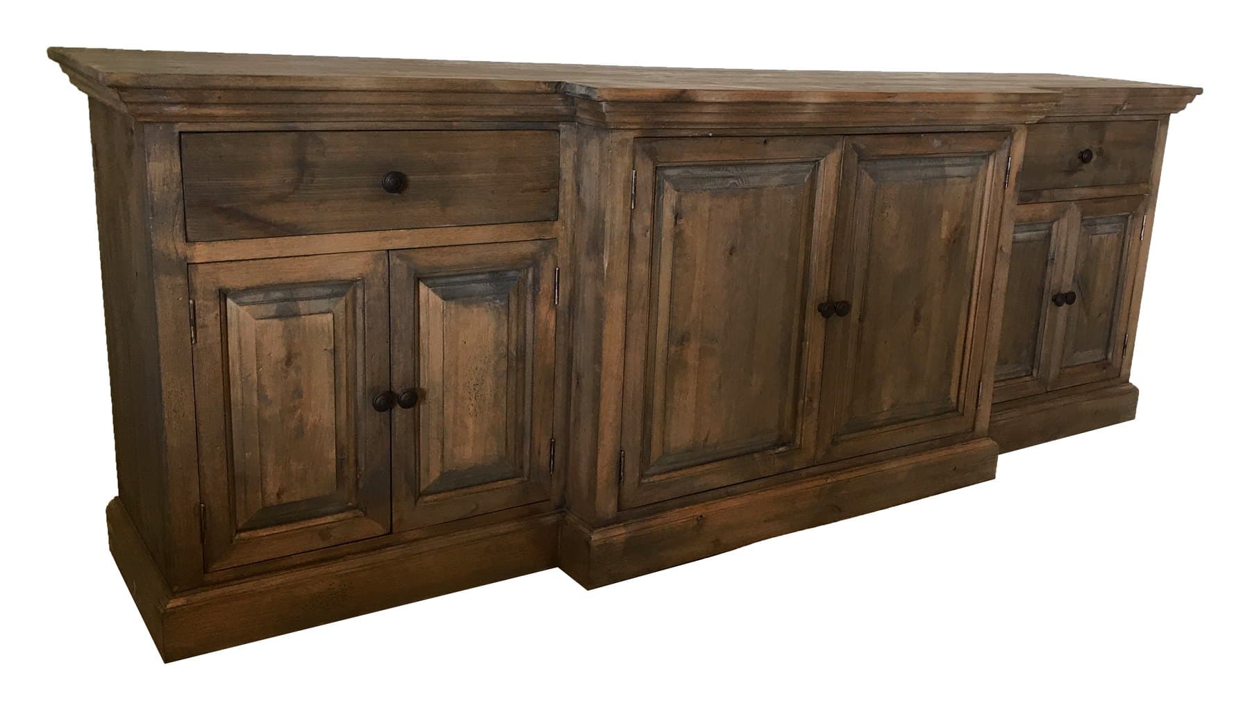 Lyon TV console, photographed on white