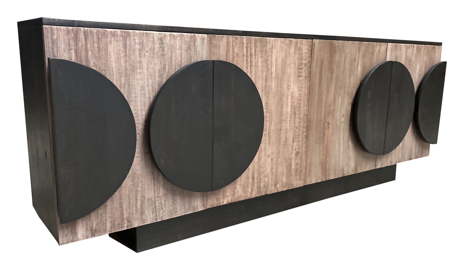 Picasso sideboard, Charcoal, photographed on white